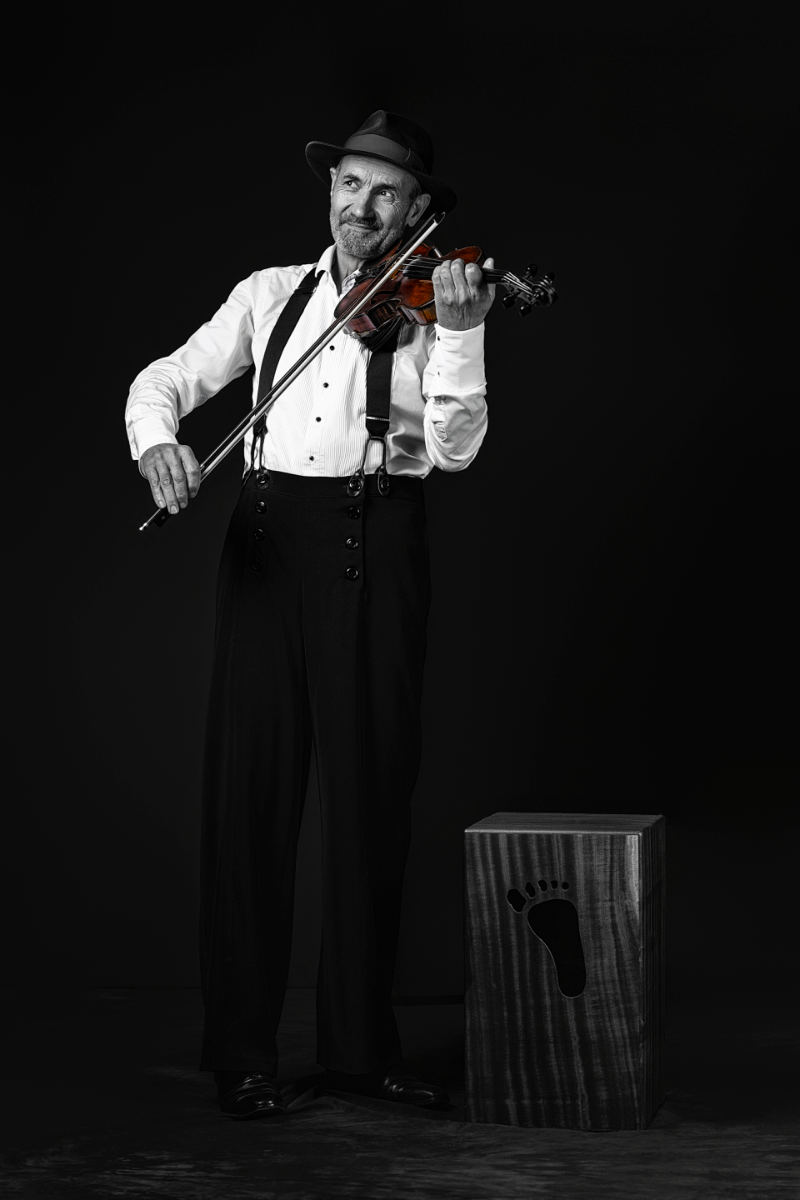 Bernard Gonthier au violon, Cabaret Pat'Jaune